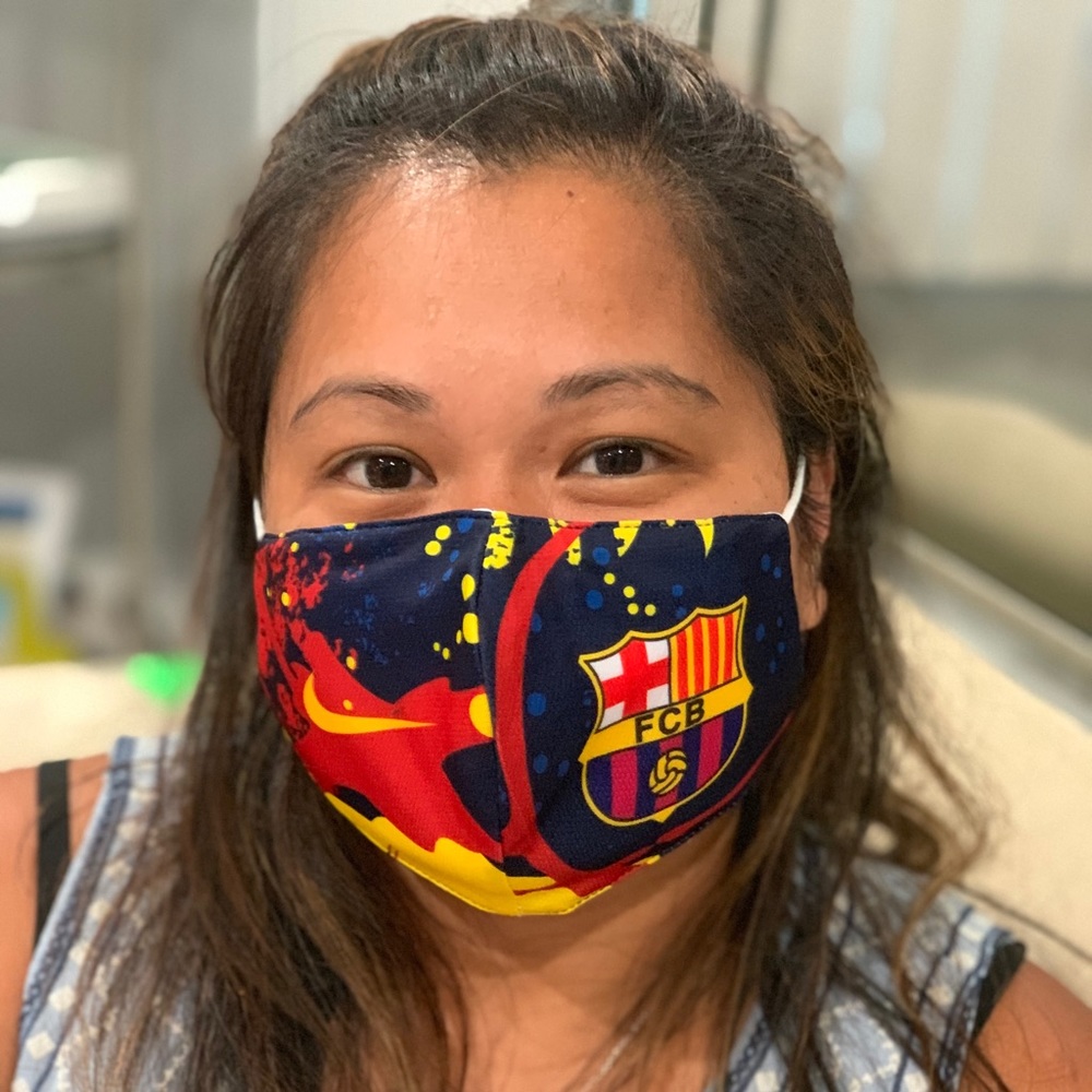 F.C. Barcelona Reusable Cotton Face Mask